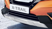 Накладка переднего бампера X-Trail 2014-