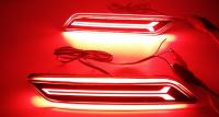 Катафоты заднего бампера Honda City 2017- неон (вариант 1)