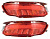 Фонари в задний бампер Lexus RX300/RX330/RX350/Harrier 2003-, красные