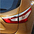 Накладки (реснички) на задние фонари Nissan Qashqai 2013- хром