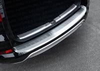 Комплект накладок на задний бампер и проем двери багажника Honda CR-V 2012- нержавейка