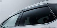 Ветровики Lexus RX350/RX450/RX500 2023- Оригинал светлый хром