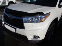 Дефлектор капота Toyota Highlander 2014-, темный