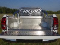 Toyota Hilux Exclusive 2018- Защитный алюминиевый вкладыш в кузов автомобиля (без борта и дна)