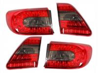 Фонари задние Corolla 2006-2010, красные, тонированые