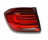 Фонари задние Highlander 2008-2013 красные дизайн BMW ver.2