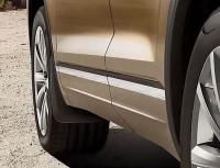 Брызговики передние Volkswagen Touareg 2018- премиум