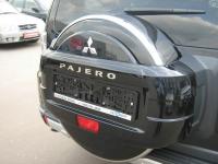 Футляр запасного колеса MMC Pajero IV 2006-, нержавейка