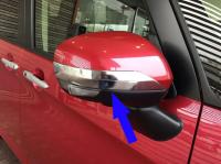 Хром накладки на зеркала Toyota Rommy 2016-2020