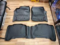 Коврики салонные резиновые Land Cruier Prado 120/GX470 2002-2009 WeatherTech, черные