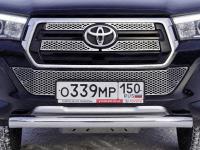 Toyota Hilux Exclusive 2018- Решётка радиатора верхняя (лист)