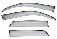 Ветровики 4Runner 2003-2009 темные, WellVisors