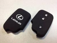 Чехол для электронного ключа Lexus, силикон, черный