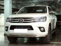 Защита переднего бампера для Toyota Hilux 2015- двойная