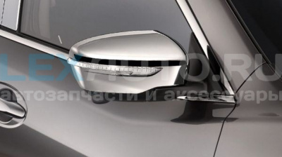 Накладки на зеркала Nissan Qashqai J11 2019- хром