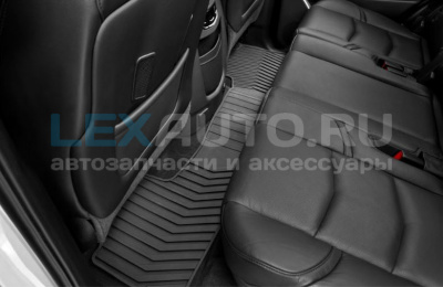 Коврик салона Cadillac Escalade 2015-2021 полиуретан, во второй ряд сидений (черный)