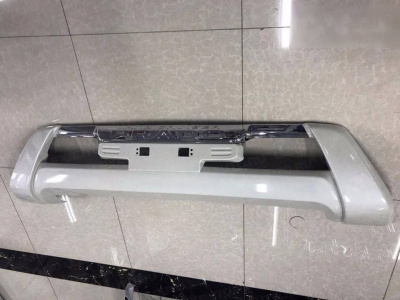 Накладка (защита) переднего бампера Prado 150 2014-, Китай