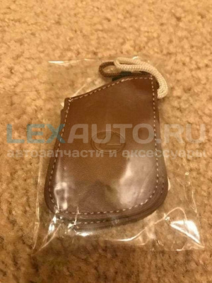 Чехол на ключ пульт Lexus New кожа коричневая ОРИГИНАЛ