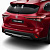 Защитная пленка заднего бампера Toyota Highlander 2020-