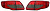 Фонари задние Corolla 2006-2010, красные, тонированые точечные