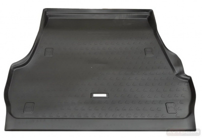 Коврик багажника резино-пластиковый LX570 2016- (5 мест, черный)