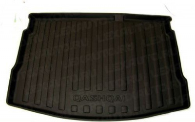 Коврик багажника резиновый Qashqai 2013-, черный