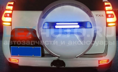 Накладка LED крышки запасного колеса для Land Cruiser Prado 150 2009-2021
