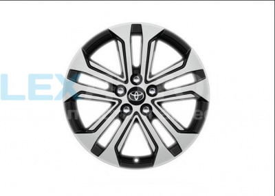 Диск колесный Toyota RAV4 2019-, R18 черный с механической обработкой