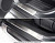 Накладки на пороги (лист шлифованный)  Nissan X-Trail 2014-, 1мм