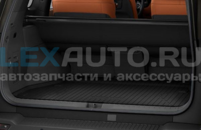 Коврик в багажник резиновый Lexus LX600 2021- черный