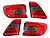 Фонари задние Corolla 2006-2010, красные, тонированые
