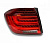 Фонари задние Highlander 2008-2013 красные дизайн BMW ver.2
