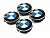 Комплект фиксированных колпачков для литых дисков BMW