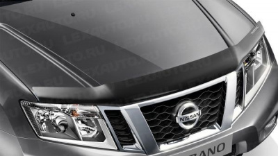 Дефлектор капота (мухобойка) Nissan Terrano 2014- OEM