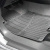 Коврики салона резиновые серые LC150 Prado с высоким бортом (5мест)
