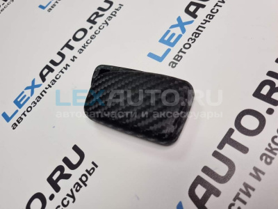 Чехол на ключ-пульт Lexus силикон карбон черный