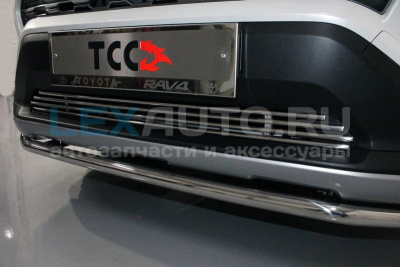 Решетка радиатора нижняя для Toyota RAV4 2019-, 12 мм