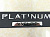 Эмблема задней двери "PLATINUM" Patrol Y62 2010- ДУБЛИКАТ