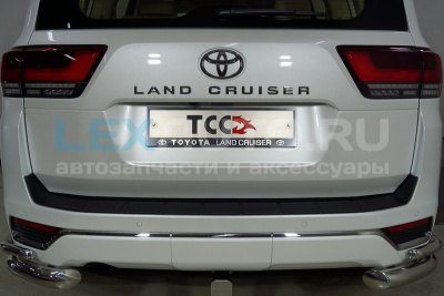 Рамка номерного знака (комплект) Toyota Land Cruiser 300 2021-