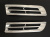 Накладки на вентрешетки переднего бампера Highlander 2011-2013 хром