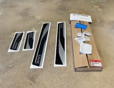 Накладки порогов Honda Civic 2022-2026 Оригинал