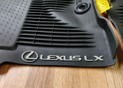 Коврики салона резиновые LX570 2012-2021, черные