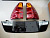 Фонари задние + накладка под номер Land Cruiser Prado 120  в стиле Lexus GX470