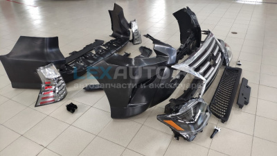 Рестайлинг комплект Lexus GX460 2010-2013 в 2014 год РЕПЛИКА