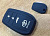 Чехол для электронного ключа, силикон, черный, 3 кнопки