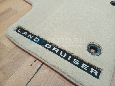 Коврики Land Cruiser 300 2021- текстильные бежевые PREMIUM