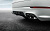 Спортивные выпускные трубы серебристого цвета для Porsche Cayenne E3 II 2018 -