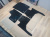 Велюровые коврики салона LX600 черные